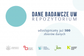 500 zbiorów w repozytorium Dane Badawcze UW