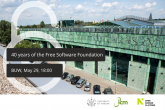 40 Years of the Free Software Foundation